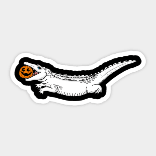 Halloween Ghost Gator Sticker